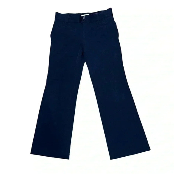 Anthropologie Pants - Anthropologie The Essential Flare Crop Pants Blue Size 2